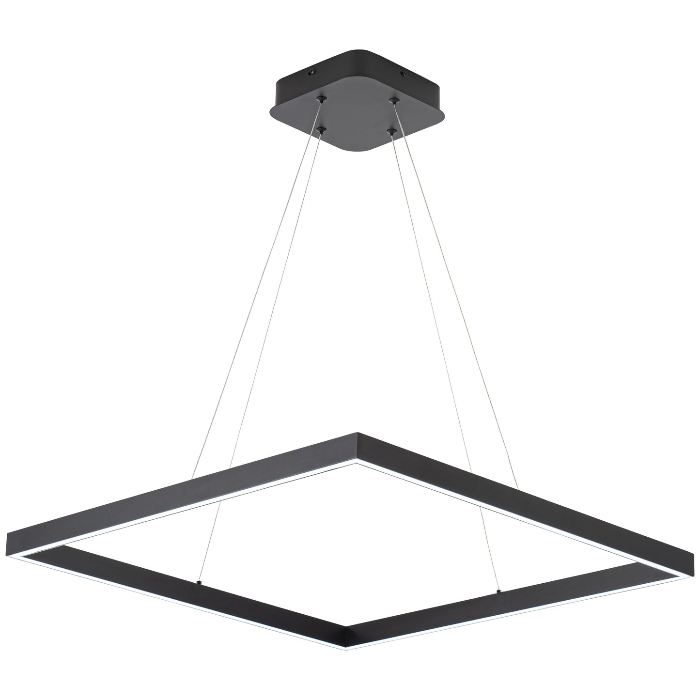 Lumi Axis LED Chandelier – Black & White