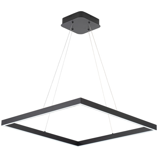 Lumi Axis LED Chandelier – Black & White